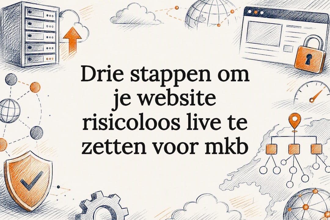 Drie stappen om je website risicoloos live te zetten voor mkb