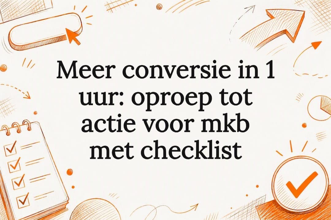 Meer conversie in 1 uur: oproep tot actie voor mkb met checklist
