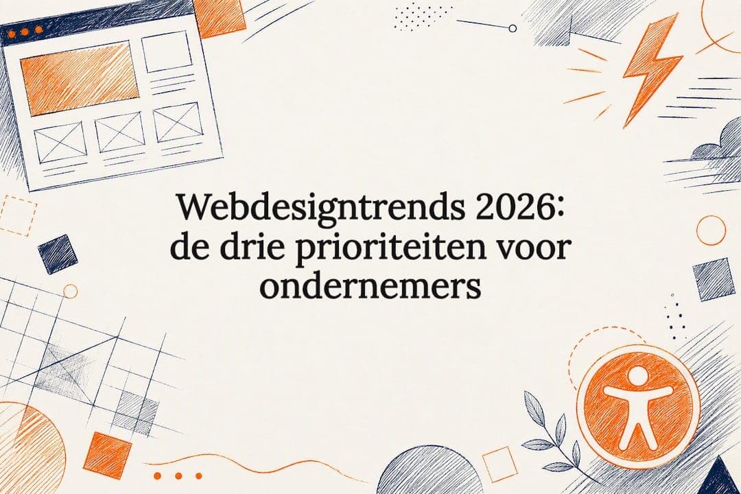 Webdesigntrends 2026: de drie prioriteiten voor ondernemers