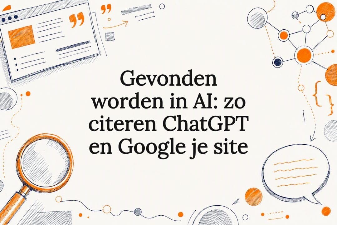 Gevonden worden in AI: zo citeren ChatGPT en Google je site