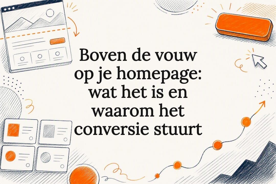 Boven de vouw op je homepage: wat het is en waarom het conversie stuurt