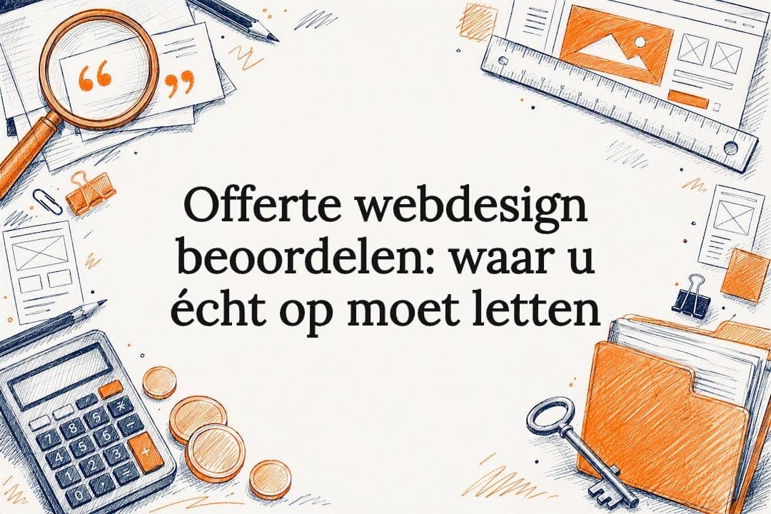 Offerte webdesign beoordelen: waar u écht op moet letten