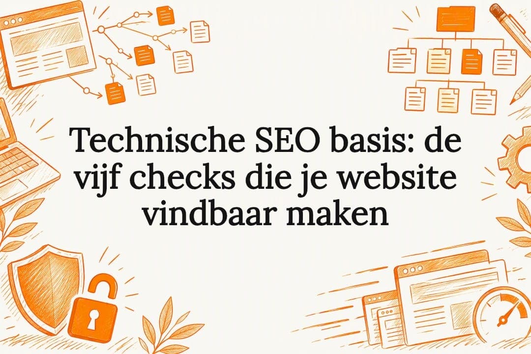 Technische SEO basis: de vijf checks die je website vindbaar maken