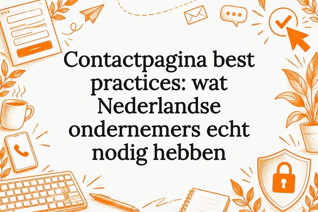 Contactpagina best practices: wat Nederlandse ondernemers echt nodig hebben