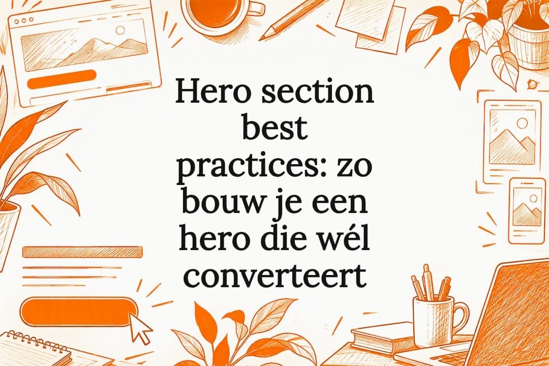 Hero section best practices: zo bouw je een hero die wél converteert