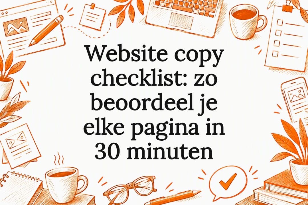 Website copy checklist: zo beoordeel je elke pagina in 30 minuten