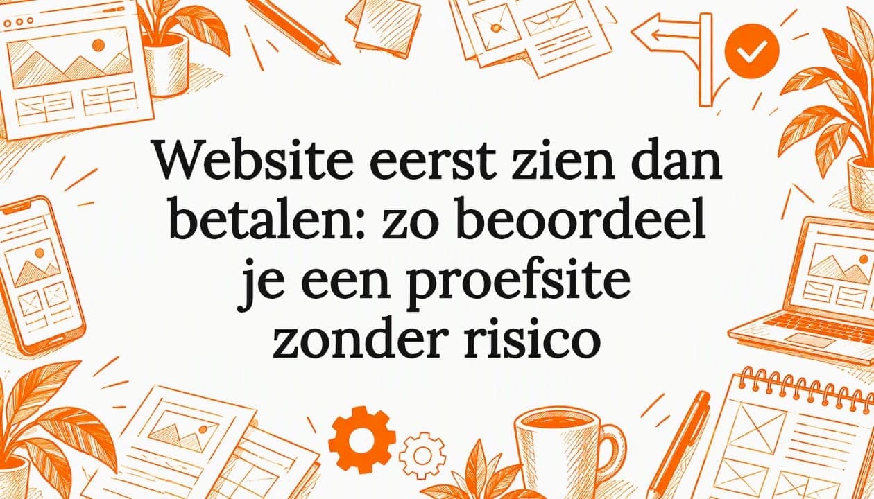 Website eerst zien dan betalen: zo beoordeel je een proefsite zonder risico