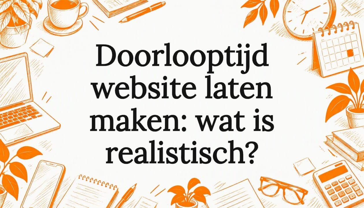 Doorlooptijd website laten maken: wat is realistisch?