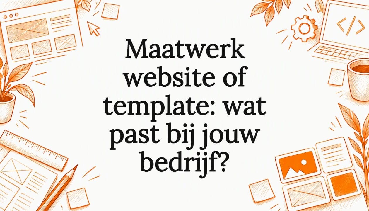 Maatwerk website of template: wat past bij jouw bedrijf?