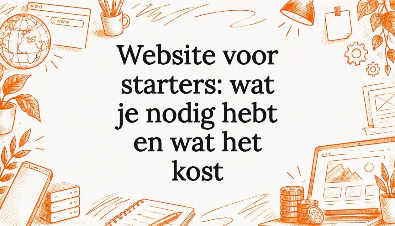 Website voor starters: wat je nodig hebt en wat het kost