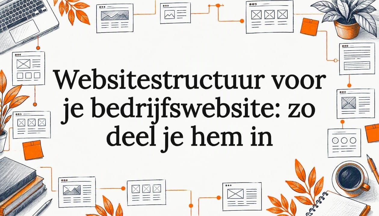 Websitestructuur voor je bedrijfswebsite: zo deel je hem in