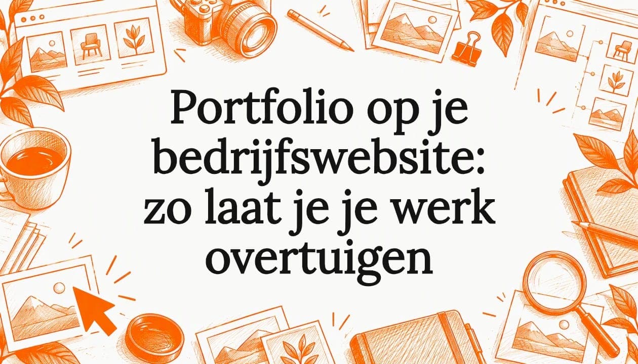Portfolio op je bedrijfswebsite: zo laat je je werk overtuigen